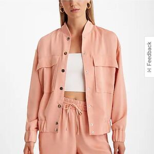 Women's Pink Bomber Jacket